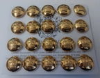 British Issue St Edwards Crown 28L Size Metal Dress Buttons x20