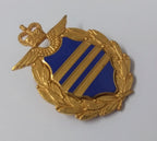 Royal Air Force RAF WRAF Wing Commander Mess Dress Gilt Broach Shield Pin Badge