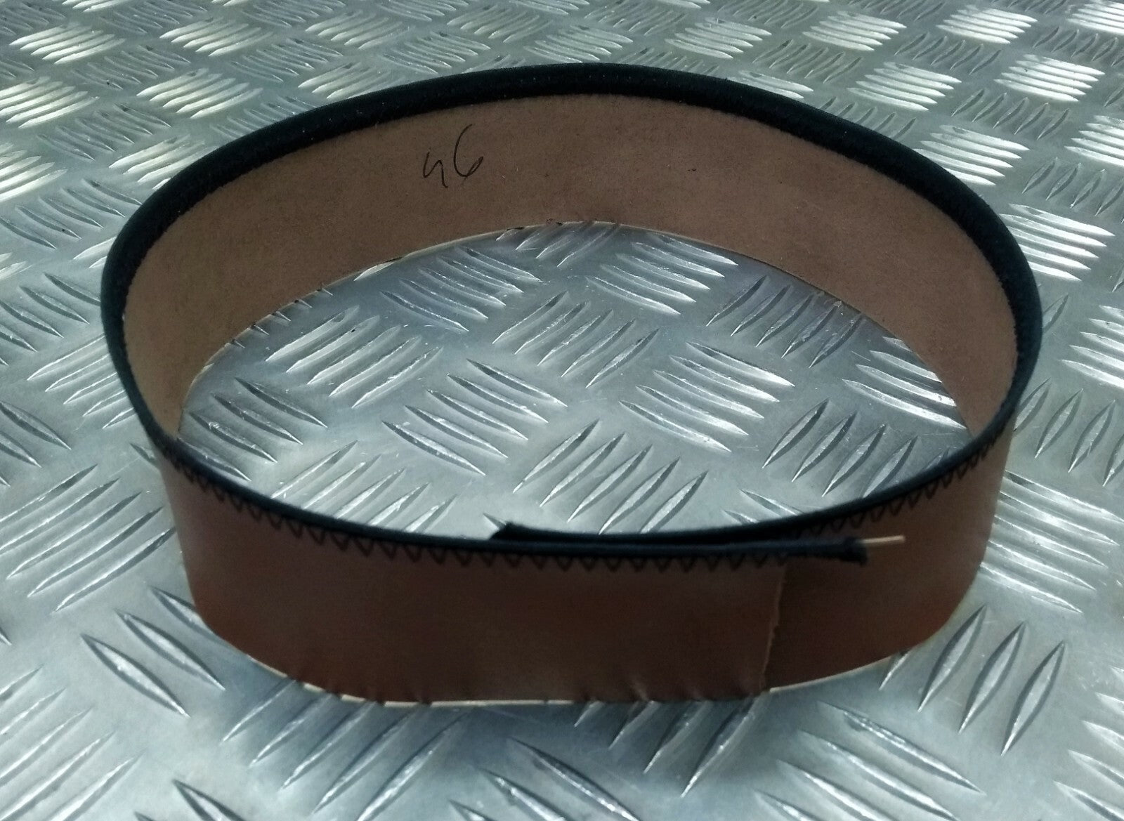 Genuine British Replacement Dress Hat 1 3/4 Split Leather Hatband