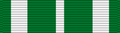 Coast Commendation Medals (CGCM) US Green & White Medal Ribbon on Bar