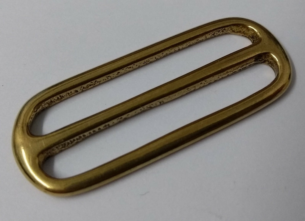 Vintage Braces Suspender Brass 1 1/2" slider British Made Issue NEW