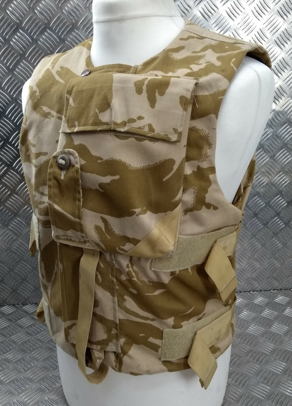 DDP Camo Body Vest CBA Combat Body Cover Old Pattern UK Desert Camouflage