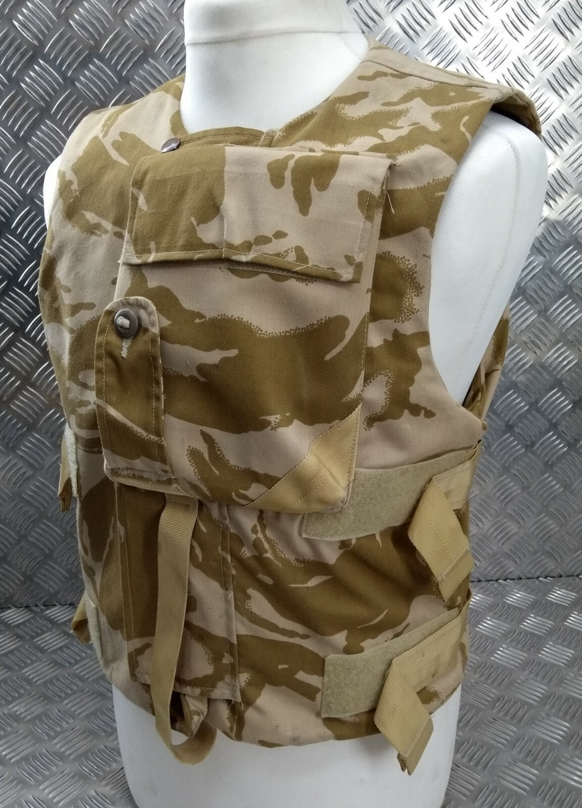 DDP Camo Body Vest CBA Combat Body Cover Old Pattern UK Desert Camouflage