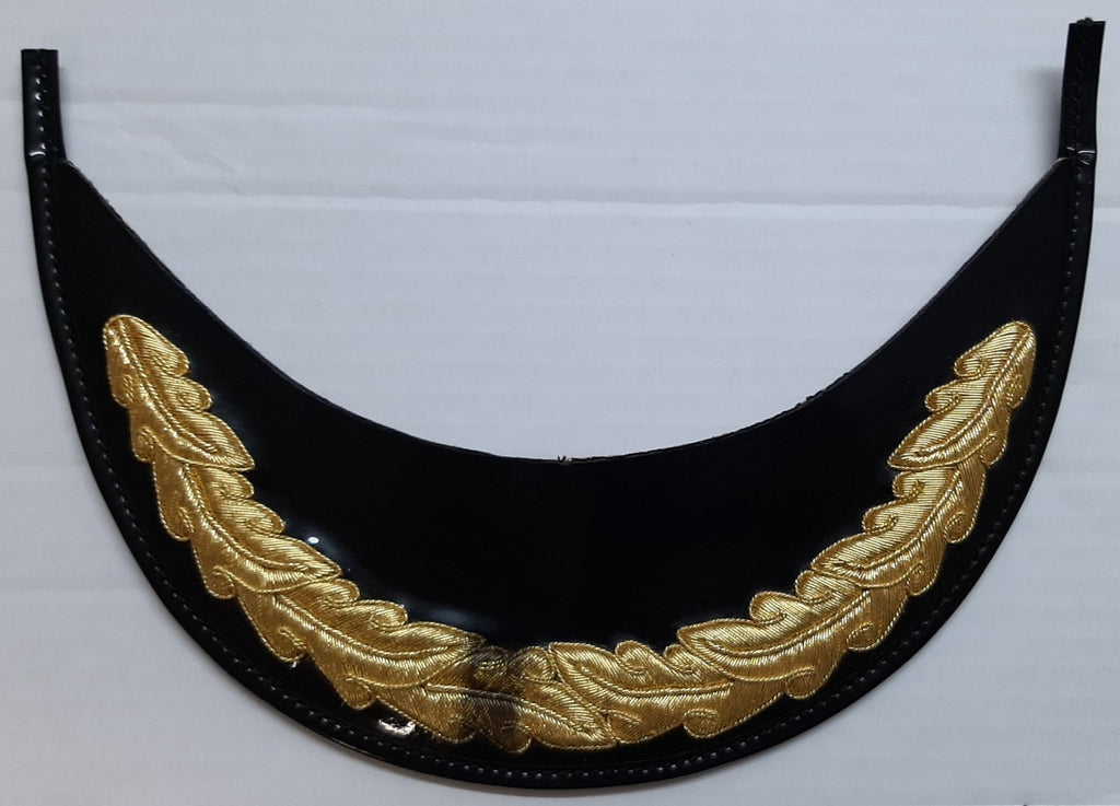 Staff Officer Peak British Oak Leaf Gold Mylar Sprig for Dress Hat
