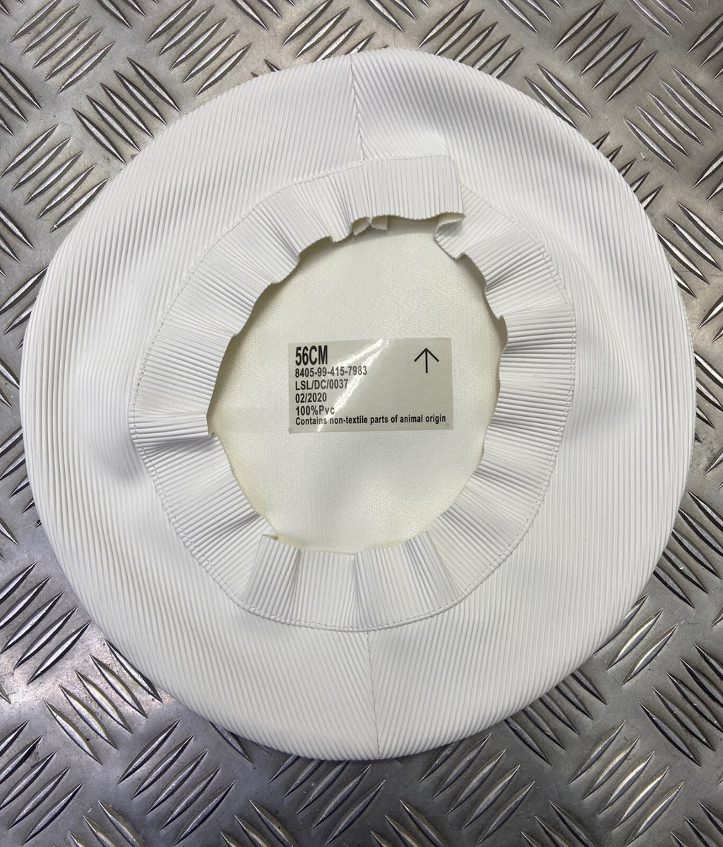 RN White Plastic Vinyl Class I&III Naval Hat / Cap Cover SD Royal Navy - NEW