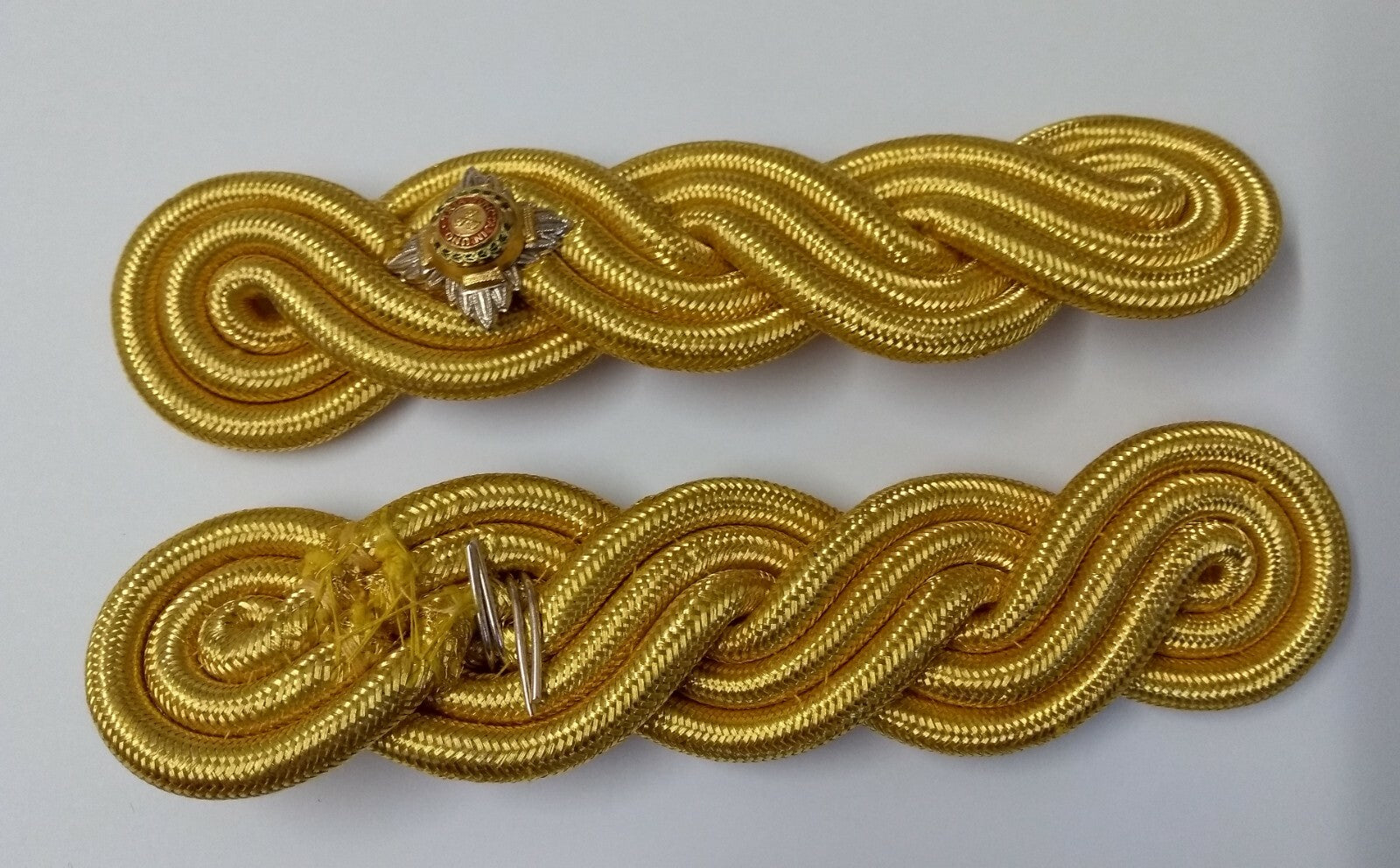 Genuine British Army Second Lieutenant Ceremonial Gold Wire Cords Shoulder