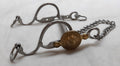 H Cav Horse Bit British Army Issue The Life Guards Chrome Mouthpiece & Insignia