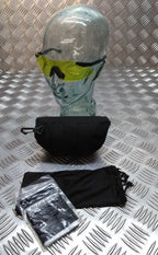 Army Ballistic Glasses ESS Marksman & High Contrast Yellow Lens & Soft Case
