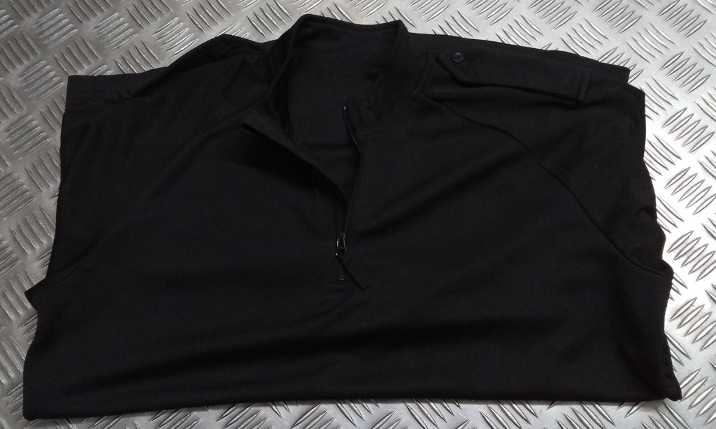Black Technical Delta Stealth Self Wicking Technical Activewear Top Long Sleeve
