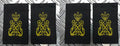 Naval PO Petty Officer Sliders RN Royal Navy Slides / Epauletts Petty OFCs 2 Pairs