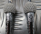 Senior Officer Silver & Blue Fleck Ceremonial Aiguillette