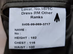 British Army RM Lovat Jacket No5 Dress OR 182/116/100cm