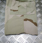 Genuine US Ripstop 6 Pocket Combat / Field Cut Down Trousers Desert Camo Shorts