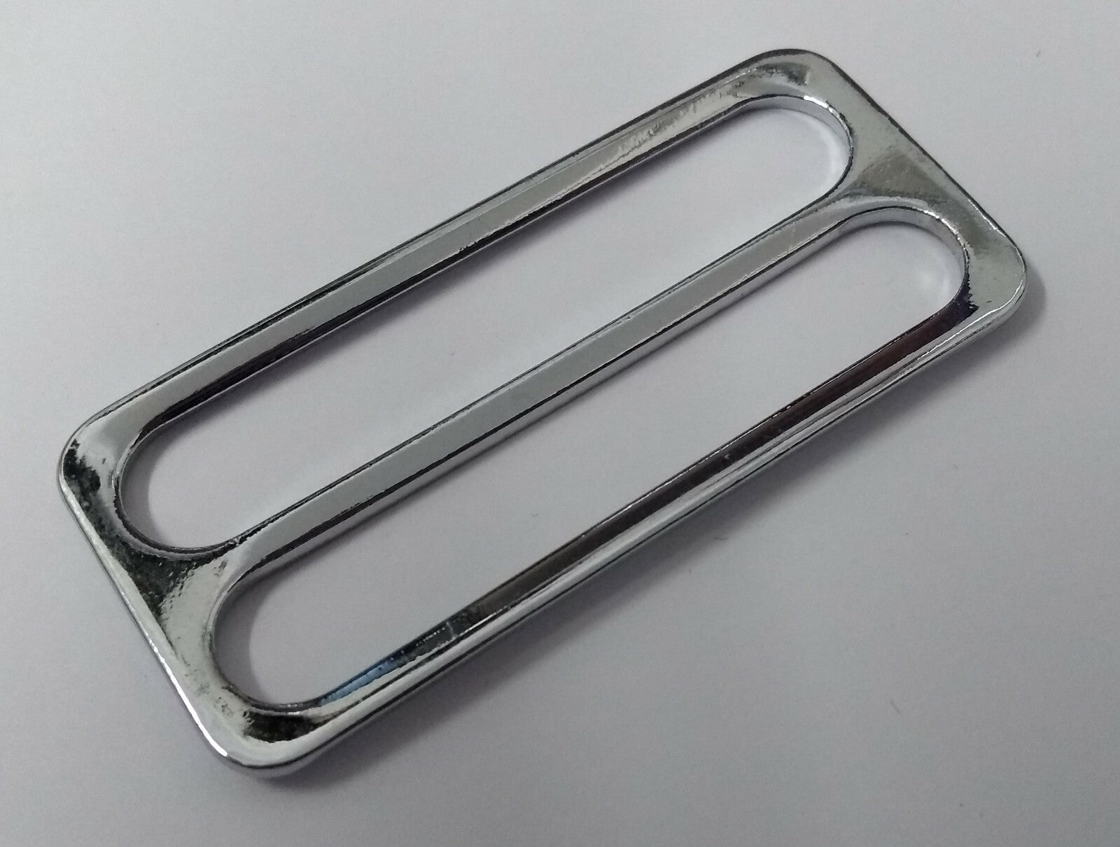 Genuine British Chrome Stable & Parade Belt Sliders Adjusters x2 STD233