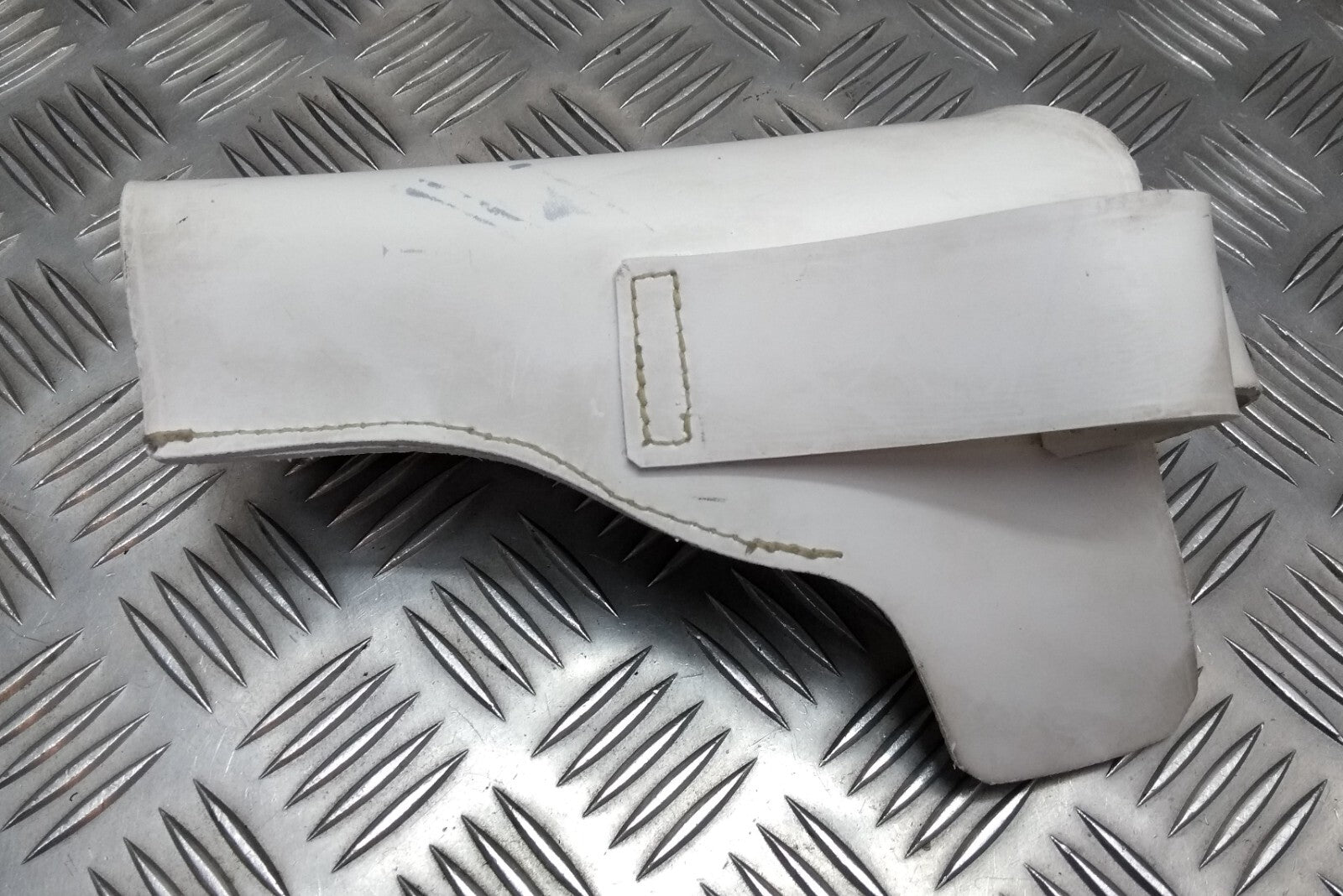 Parade Holster White Ceremonial Issue With Ammo Pocket Made in England
