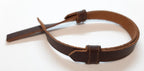 No2 Army Chinstrap Brown Leather Officers Khaki Hat Chin Strap NEW x2