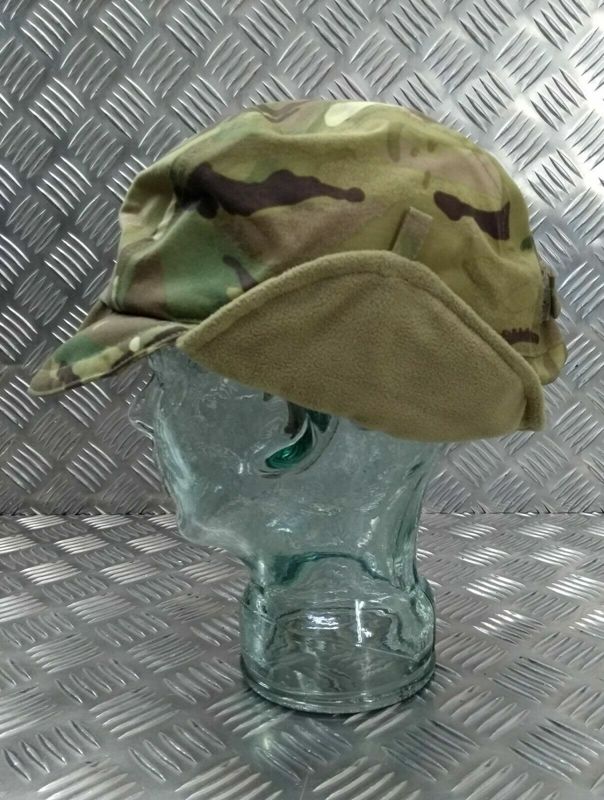 MTP MVP Waterproof & Breathable Multi Camo Dog Lined Trapper Hat. British Army