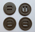 Two Slot Buttons British Desert / MTP / Coyote Combat x 4