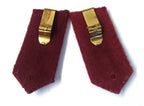 Abu Dhabi Officer Rank Collar Boards Gorgets & Insignia Buttons With Snap Clips