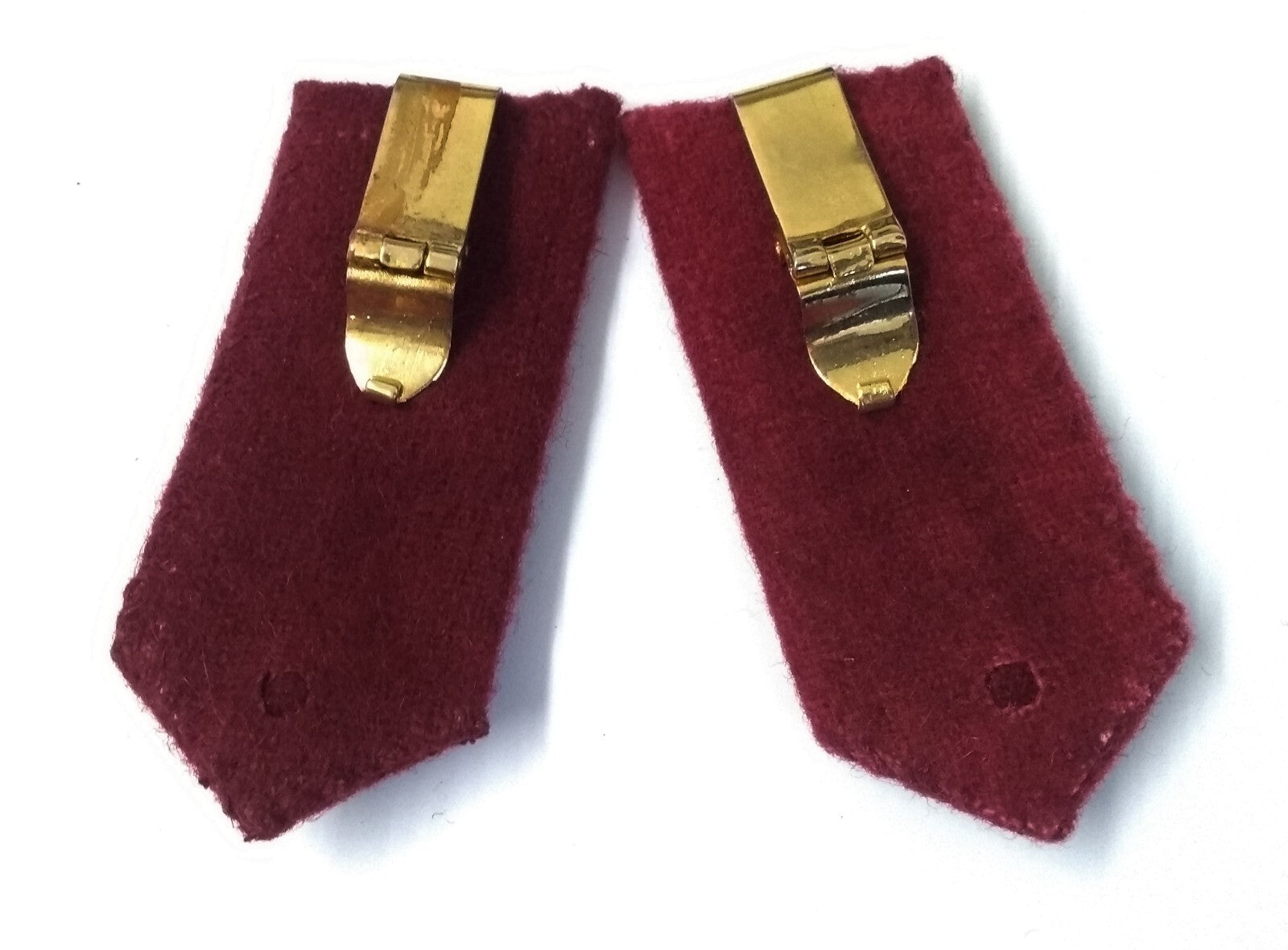 Abu Dhabi Officer Rank Collar Boards Gorgets & Insignia Buttons With Snap Clips