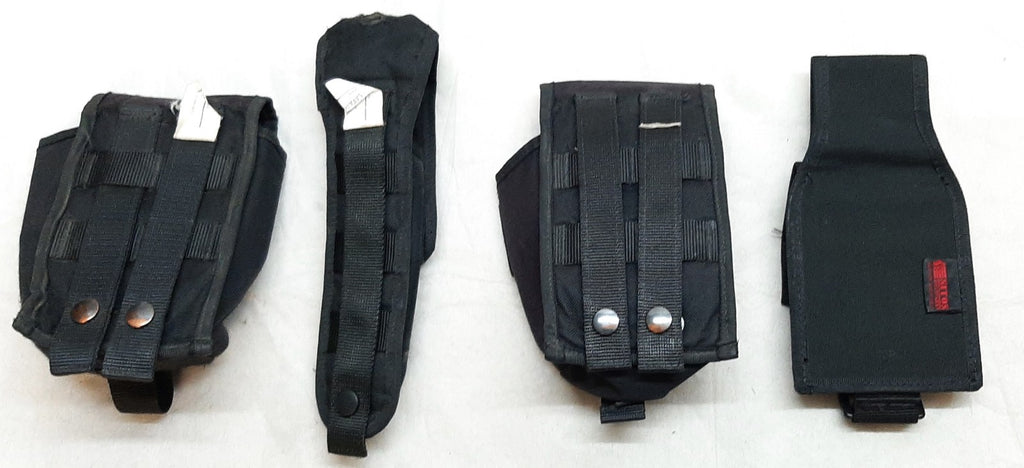 Black MOLLE Pouches Various Utility Ammo Baton Joblot of 4 Assorted Brands