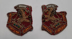 The West Riding British Army Hand Embroidered Insignia Collar / Lapel Badges NOS