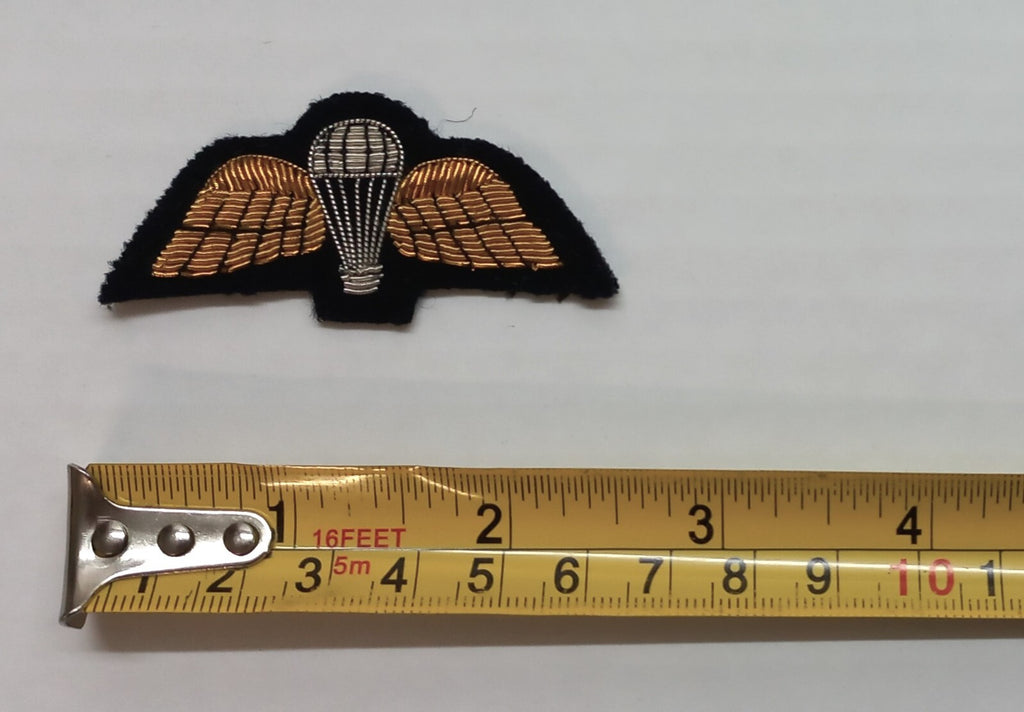 British Army Mess Kit Badge Parachute Hand Embroidered Arm Patch No1 Jacket