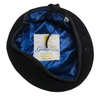 Navy Blue Beret Goldings Army Pattern 100% Wool / Silky Lining & Petersham Trim
