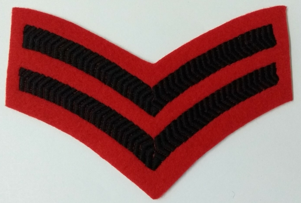 British Stripe Chevron Apprentices Junior Leaders & Soldiers No2 Dress All Arms