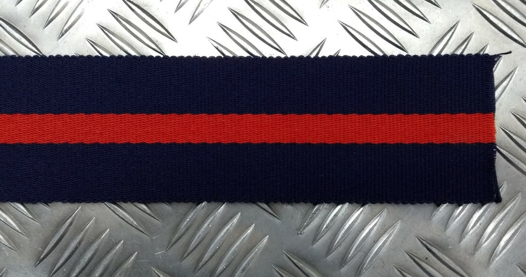 Stable Belt Material Two Tone Blue with Red Stripe Width Custom Lengths 64mm