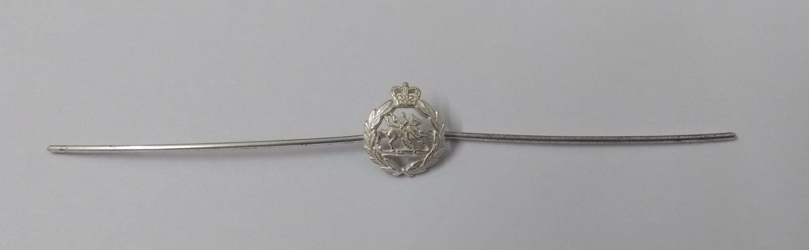 Small Insignia Badges British Made Obsolete Stock Long Double Prong Fixing