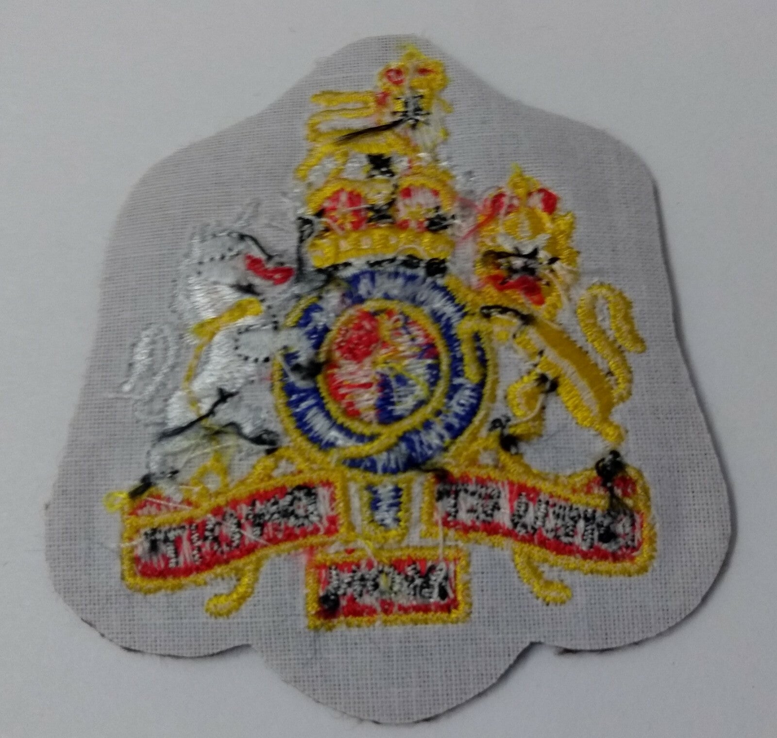 Genuine British Army Issue No2 Dress WO1 Coat of Arms Badge Sleeve Patch