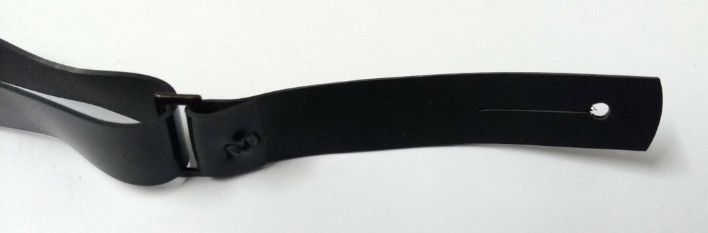 Chin Straps Black 1/2" Adjustable Metal Buckle Chinstraps X2 for Dress Hats