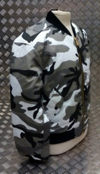 MA1 US Military Style Bomber Jacket Camo Asst Cols - NEW
