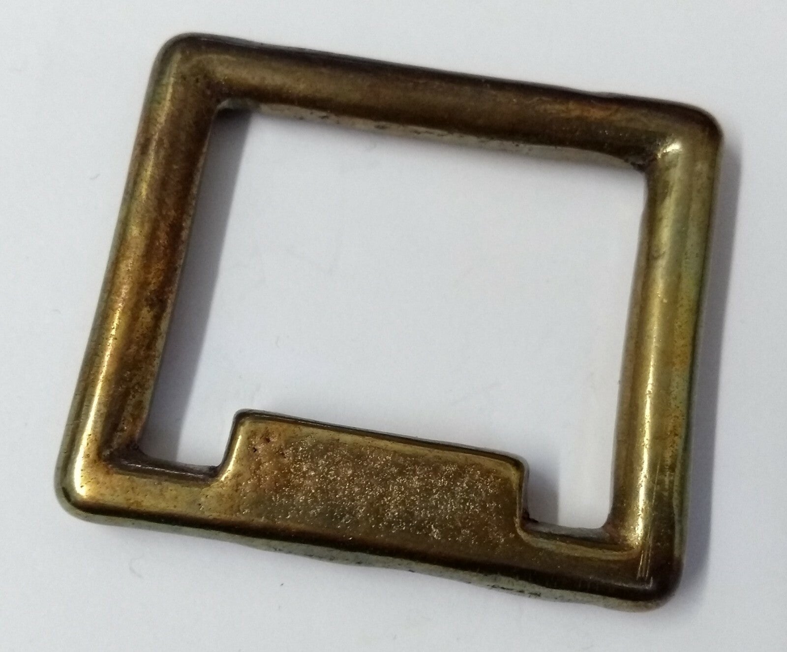 Genuine Vintage British Square Ring Stay For Leather Straps x 2 New