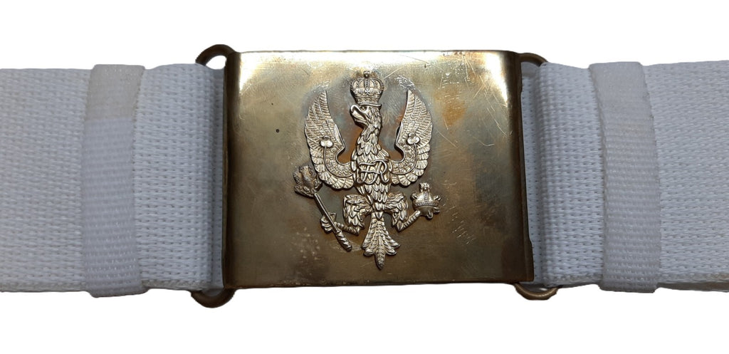Army Belt Courlene Buckle with Insignia of The Kings Hussars all sizes to 52"