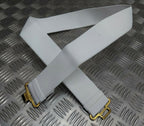 British Army Issue White Courlene Parade Belt with Brass Buckle