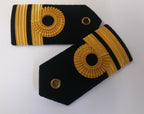 Genuine Naval issue Lieutenant Gold Wire Rank Shoulder Boards - NEW - LFS16