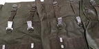 Vintage Army Issue Heavy-duty Backpacks x4 & Belts x4 Heavy Wear with Defects