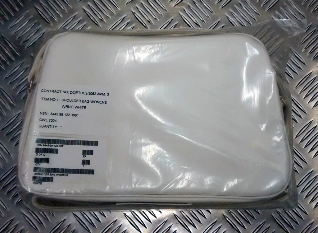 Genuine British Royal Navy RN White Handbag Shoulder Bag WRENS WRN'S - NEW