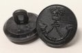 Royal Green Jackets RGJ Black Buttons with Queen Elizabeth's Crown