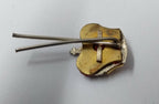 Genuine Vintage British Issue St Edwards Crown Metal Badge Major Rank