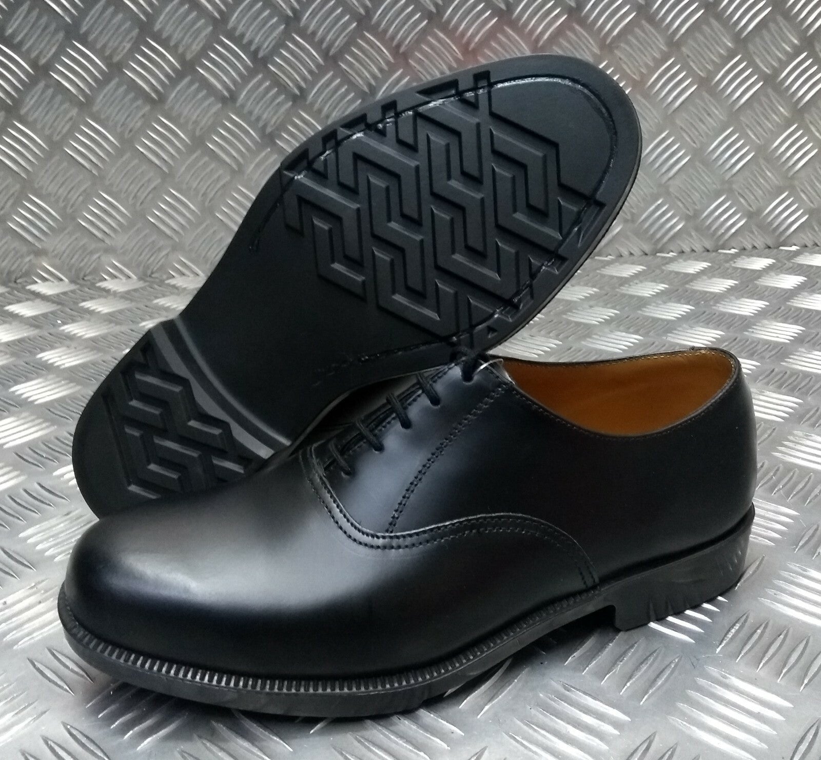 Black Parade Shoes Genuine British No Toe Cap DMS Sole - NEW