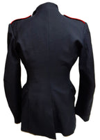 British Army Vintage No1 Blue OR Jacket 1950's Pattern Red Pipe Epaulette