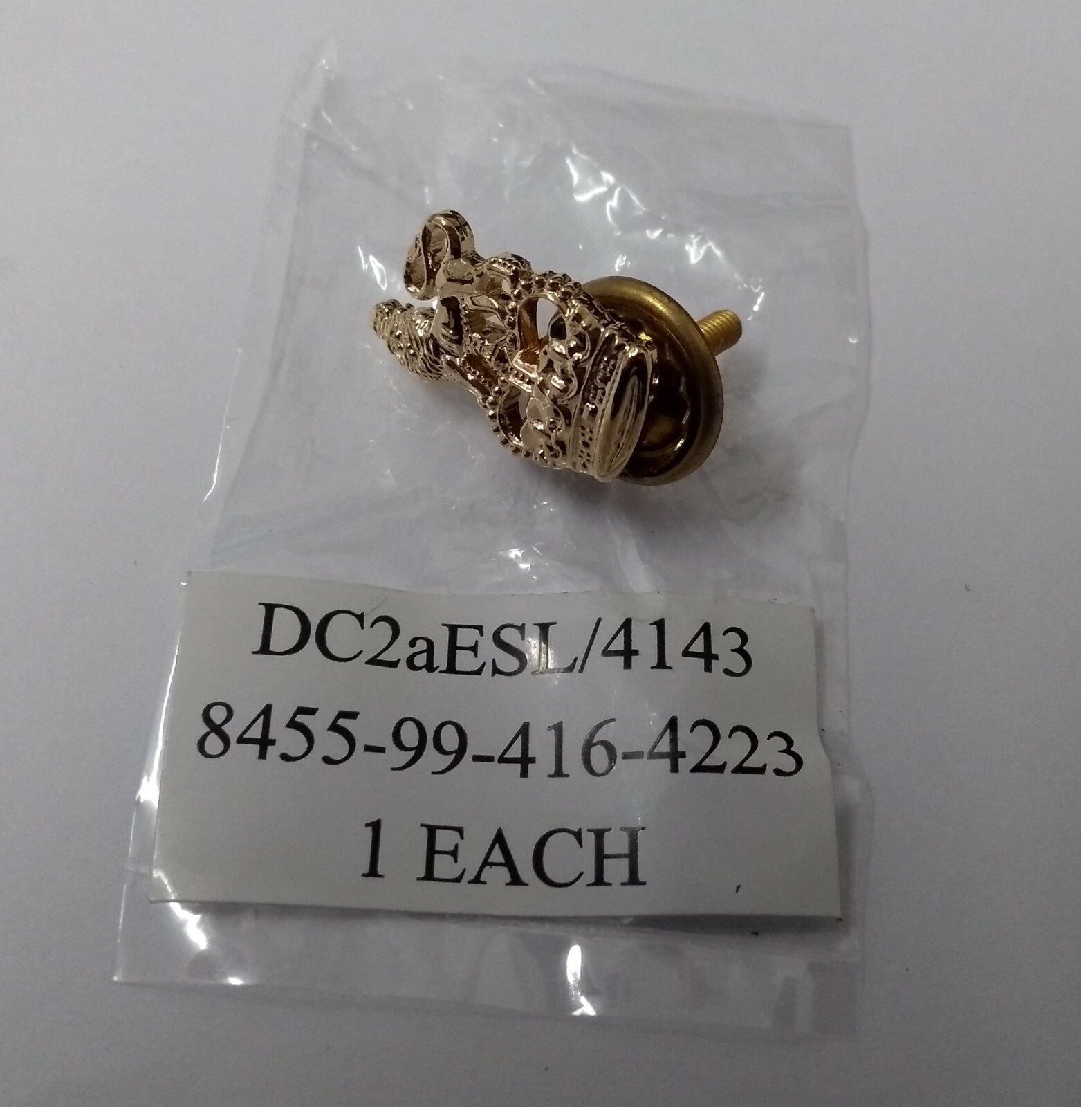 Genuine British Royal Marines RM Issue Hat Badge Decoration Lion & Crown