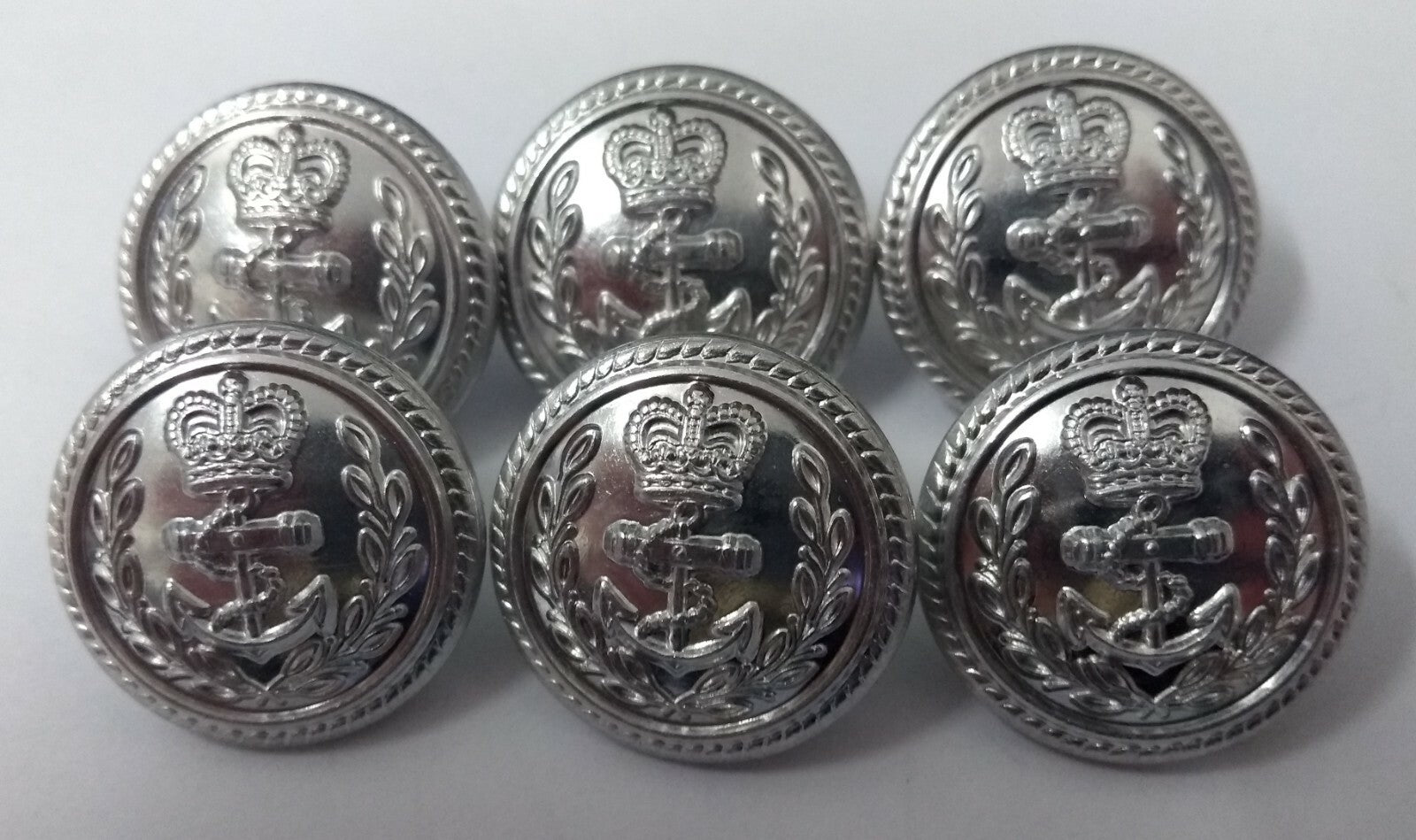 Genuine British Royal Navy Officers Issue Flag Dress Buttons RN Insignia ASBT119
