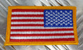US / Sew-on American Flag Right Shoulder (Reversed)- NEW