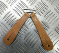 Ex British Army Braces Replacement Leather tab for Buttons x1