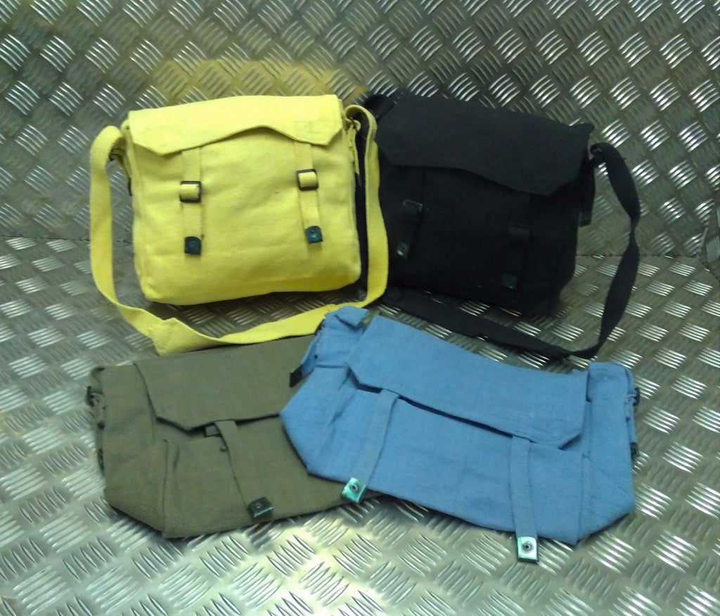 Military Style 37 Pattern Haversack / Canvas Shoulder Bag Festival Asst Colours