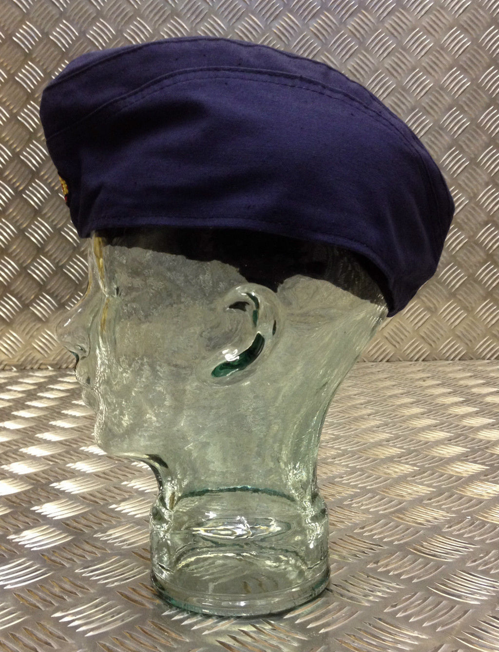 Genuine East German Army/Navy Flat Cap / Envelope/Forage Hat. Blue - All Sizes